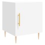 White engineered wood bedside table 40x40x50 cm by vidaXL, Nightstands - Ref: Foro24-827532, Price: 37,78 €, Discount: %