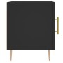 Mesita de noche madera de ingeniería negro 40x40x50 cm de vidaXL, Mesitas de noche - Ref: Foro24-827534, Precio: 39,95 €, Des...