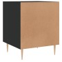 Mesita de noche madera de ingeniería negro 40x40x50 cm de vidaXL, Mesitas de noche - Ref: Foro24-827534, Precio: 39,95 €, Des...