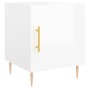 Bedside tables 2 units engineered wood glossy white 40x40x50 cm by vidaXL, Nightstands - Ref: Foro24-827537, Price: 68,06 €, ...