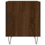 Bedside tables 2 units engineered wood brown oak 40x40x50 cm by vidaXL, Nightstands - Ref: Foro24-827563, Price: 45,40 €, Dis...