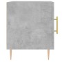 Nightstands 2 pcs concrete gray engineered wood 40x40x50 cm by vidaXL, Nightstands - Ref: Foro24-827541, Price: 62,10 €, Disc...