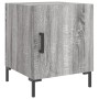 Sonoma gray engineered wood bedside table 40x40x50 cm by vidaXL, Nightstands - Ref: Foro24-827576, Price: 33,26 €, Discount: %