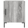 Sonoma gray engineered wood bedside table 40x40x50 cm by vidaXL, Nightstands - Ref: Foro24-827576, Price: 33,26 €, Discount: %