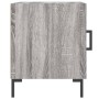 Sonoma gray engineered wood bedside table 40x40x50 cm by vidaXL, Nightstands - Ref: Foro24-827576, Price: 33,26 €, Discount: %