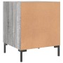 Sonoma gray engineered wood bedside table 40x40x50 cm by vidaXL, Nightstands - Ref: Foro24-827576, Price: 33,26 €, Discount: %