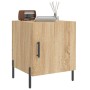 Nightstands 2 pcs engineered wood Sonoma oak 40x40x50 cm by vidaXL, Nightstands - Ref: Foro24-827587, Price: 54,55 €, Discoun...