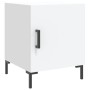 White engineered wood bedside table 40x40x50 cm by vidaXL, Nightstands - Ref: Foro24-827564, Price: 40,47 €, Discount: %