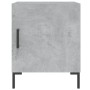 Concrete gray engineered wood bedside table 40x40x50 cm by vidaXL, Nightstands - Ref: Foro24-827572, Price: 32,26 €, Discount: %