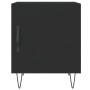 Mesita de noche madera de ingeniería negro 40x40x50 cm de vidaXL, Mesitas de noche - Ref: Foro24-827550, Precio: 36,66 €, Des...