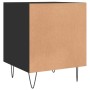 Mesita de noche madera de ingeniería negro 40x40x50 cm de vidaXL, Mesitas de noche - Ref: Foro24-827550, Precio: 36,66 €, Des...