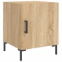 Mesita de noche madera de ingeniería roble Sonoma 40x40x50 cm de vidaXL, Mesitas de noche - Ref: Foro24-827570, Precio: 39,25...