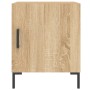 Mesita de noche madera de ingeniería roble Sonoma 40x40x50 cm de vidaXL, Mesitas de noche - Ref: Foro24-827570, Precio: 39,25...