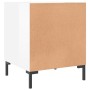 Nachttische 2 Stück glänzend weißes Holzwerkstoff 40x40x50 cm von vidaXL, Nachttische - Ref: Foro24-827569, Preis: 74,99 €, R...