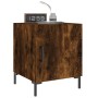 Bedside tables 2 units smoked oak engineered wood 40x40x50 cm by vidaXL, Nightstands - Ref: Foro24-827575, Price: 50,41 €, Di...