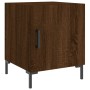 Oak brown engineered wood bedside table 40x40x50 cm by vidaXL, Nightstands - Ref: Foro24-827578, Price: 29,94 €, Discount: %