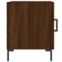 Oak brown engineered wood bedside table 40x40x50 cm by vidaXL, Nightstands - Ref: Foro24-827578, Price: 29,94 €, Discount: %