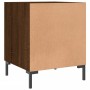 Oak brown engineered wood bedside table 40x40x50 cm by vidaXL, Nightstands - Ref: Foro24-827578, Price: 29,94 €, Discount: %