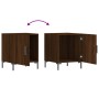 Oak brown engineered wood bedside table 40x40x50 cm by vidaXL, Nightstands - Ref: Foro24-827578, Price: 29,94 €, Discount: %