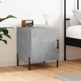 Concrete gray engineered wood bedside table 40x40x50 cm by vidaXL, Nightstands - Ref: Foro24-827588, Price: 34,99 €, Discount: %