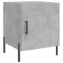 Concrete gray engineered wood bedside table 40x40x50 cm by vidaXL, Nightstands - Ref: Foro24-827588, Price: 34,88 €, Discount: %