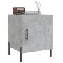 Concrete gray engineered wood bedside table 40x40x50 cm by vidaXL, Nightstands - Ref: Foro24-827588, Price: 34,88 €, Discount: %