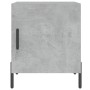 Concrete gray engineered wood bedside table 40x40x50 cm by vidaXL, Nightstands - Ref: Foro24-827588, Price: 34,88 €, Discount: %