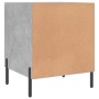 Concrete gray engineered wood bedside table 40x40x50 cm by vidaXL, Nightstands - Ref: Foro24-827588, Price: 34,88 €, Discount: %