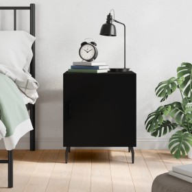 Black engineered wood nightstand 40x40x50 cm by vidaXL, Nightstands - Ref: Foro24-827598, Price: 42,99 €, Discount: %