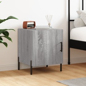 Sonoma gray engineered wood bedside table 40x40x50 cm by vidaXL, Nightstands - Ref: Foro24-827592, Price: 32,99 €, Discount: %