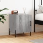 Sonoma gray engineered wood bedside table 40x40x50 cm by vidaXL, Nightstands - Ref: Foro24-827592, Price: 32,38 €, Discount: %