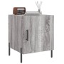 Sonoma grauer Nachttisch aus Holzwerkstoff, 40 x 40 x 50 cm von vidaXL, Nachttische - Ref: Foro24-827592, Preis: 32,38 €, Rab...