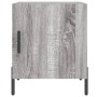 Sonoma gray engineered wood bedside table 40x40x50 cm by vidaXL, Nightstands - Ref: Foro24-827592, Price: 32,38 €, Discount: %