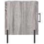 Sonoma gray engineered wood bedside table 40x40x50 cm by vidaXL, Nightstands - Ref: Foro24-827592, Price: 32,38 €, Discount: %