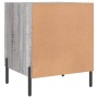 Sonoma gray engineered wood bedside table 40x40x50 cm by vidaXL, Nightstands - Ref: Foro24-827592, Price: 32,38 €, Discount: %