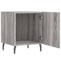 Sonoma gray engineered wood bedside table 40x40x50 cm by vidaXL, Nightstands - Ref: Foro24-827608, Price: 31,56 €, Discount: %