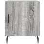 Sonoma gray engineered wood bedside table 40x40x50 cm by vidaXL, Nightstands - Ref: Foro24-827608, Price: 31,56 €, Discount: %