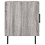 Sonoma gray engineered wood bedside table 40x40x50 cm by vidaXL, Nightstands - Ref: Foro24-827608, Price: 31,56 €, Discount: %