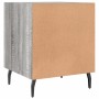 Sonoma gray engineered wood bedside table 40x40x50 cm by vidaXL, Nightstands - Ref: Foro24-827608, Price: 31,56 €, Discount: %