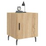 Nightstands 2 pcs engineered wood Sonoma oak 40x40x50 cm by vidaXL, Nightstands - Ref: Foro24-827603, Price: 52,99 €, Discoun...