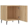 Mesitas noche 2 uds madera ingeniería roble Sonoma 40x40x50 cm de vidaXL, Mesitas de noche - Ref: Foro24-827603, Precio: 52,3...