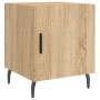 Mesitas noche 2 uds madera ingeniería roble Sonoma 40x40x50 cm de vidaXL, Mesitas de noche - Ref: Foro24-827603, Precio: 52,9...