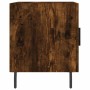 Mesita de noche madera de ingeniería roble ahumado 40x40x50 cm de vidaXL, Mesitas de noche - Ref: Foro24-827606, Precio: 30,6...