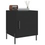 Nightstands 2 pcs engineered wood black 40x40x50 cm by vidaXL, Nightstands - Ref: Foro24-827583, Price: 56,86 €, Discount: %