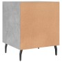 Nachttisch aus Holzwerkstoff betongrau 40x40x50 cm von vidaXL, Nachttische - Ref: Foro24-827604, Preis: 30,63 €, Rabatt: %