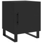 Mesita de noche madera de ingeniería negro 40x40x50 cm de vidaXL, Mesitas de noche - Ref: Foro24-827614, Precio: 46,55 €, Des...