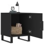 Mesita de noche madera de ingeniería negro 40x40x50 cm de vidaXL, Mesitas de noche - Ref: Foro24-827614, Precio: 46,55 €, Des...