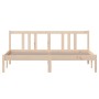 Estructura de cama de madera maciza 160x200 cm de vidaXL, Camas y somieres - Ref: Foro24-814894, Precio: 75,49 €, Descuento: %