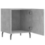 Nightstands 2 pcs concrete gray engineered wood 40x40x50 cm by vidaXL, Nightstands - Ref: Foro24-827605, Price: 52,99 €, Disc...