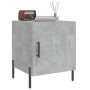 Bedside tables 2 units engineered wood gray concrete 40x40x50 cm by vidaXL, Nightstands - Ref: Foro24-827589, Price: 60,61 €,...